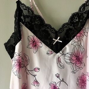 Apt. 9 Intimates Pink Floral Nightie, Size Large